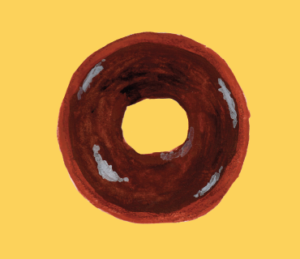 LINEスタンプ　ドーナツ　イラスト