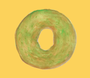 LINEスタンプ　ドーナツ　イラスト