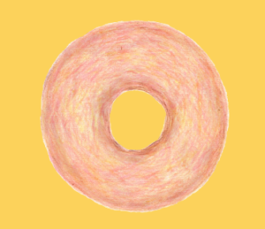 LINEスタンプ　ドーナツ　イラスト