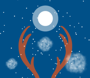 LINEスタンプ トナカイ　イラスト