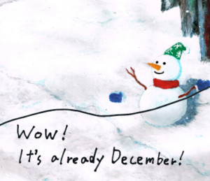 LINEスタンプ 雪だるま　イラスト