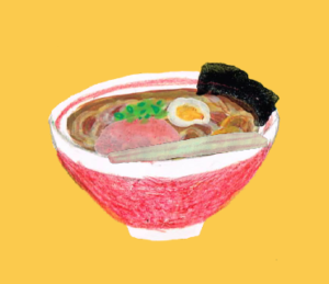 LINEスタンプ　ラーメン イラスト