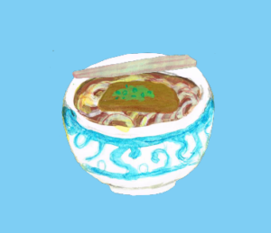 LINEスタンプ　うどん　イラスト