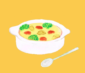 LINEスタンプ　シチュー　イラスト