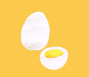 LINEスタンプ　ゆでたまご　イラスト