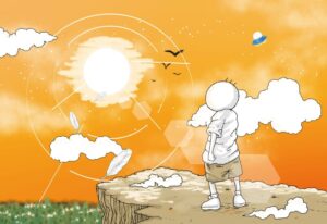 坊太の夜明け　イラスト