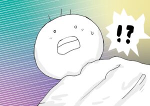 坊太　何かに気付く　イラスト