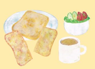 フレンチトースト　イラスト