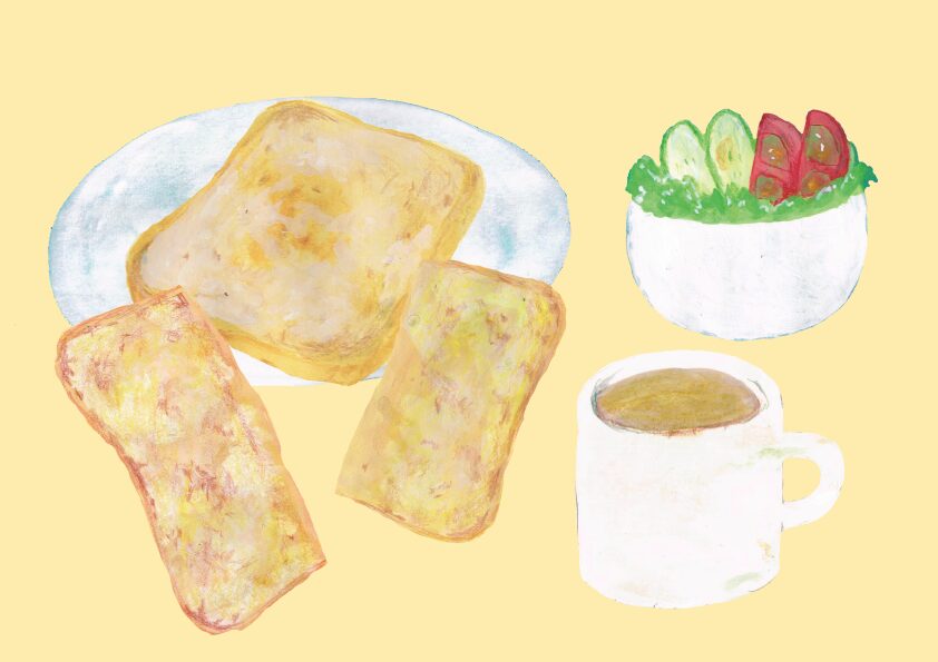 フレンチトースト　イラスト