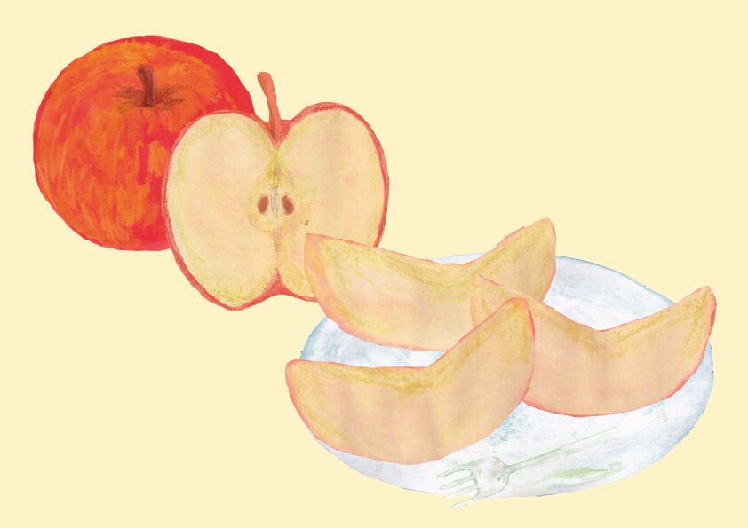 りんご　イラスト