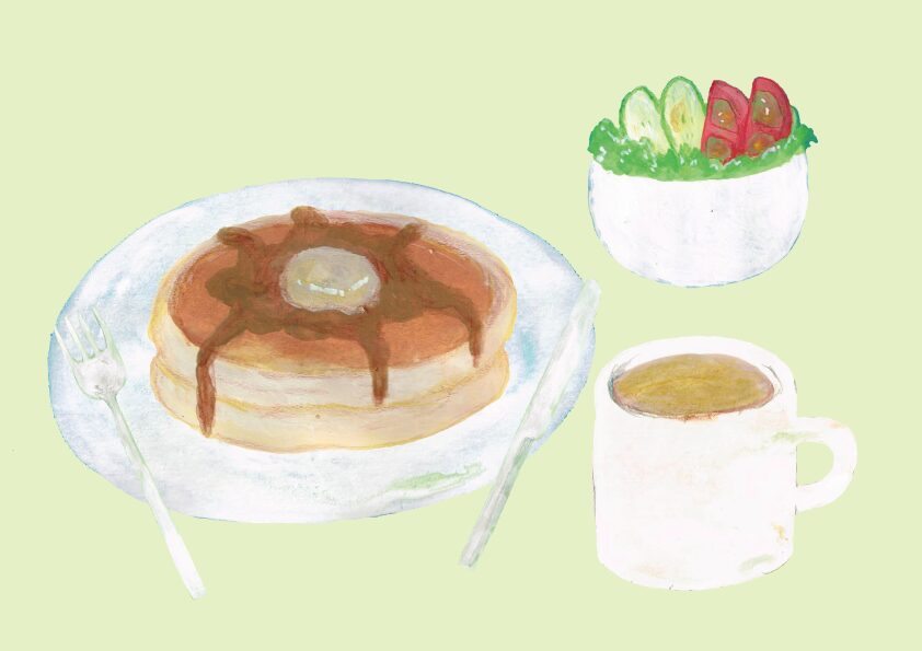 ホットケーキ　イラスト