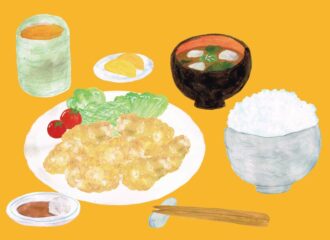 竜田揚げ　イラスト