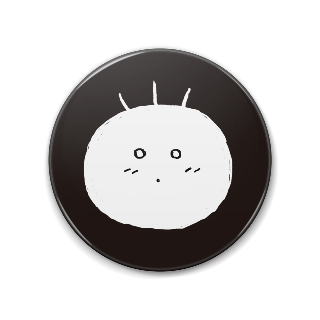 缶バッジ　月と太陽　坊太　缶バッジ