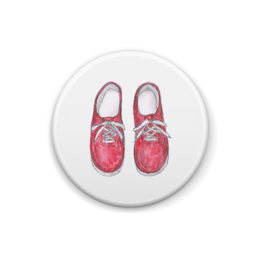 bow's apparel 赤いスニーカー　イラスト