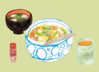 親子丼　イラスト