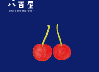 果物　さくらんぼ　イラスト