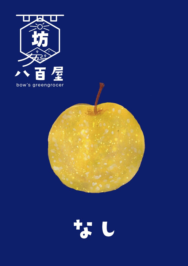 果物　梨　イラスト