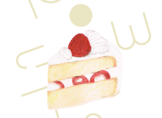 ショートケーキ　イラスト