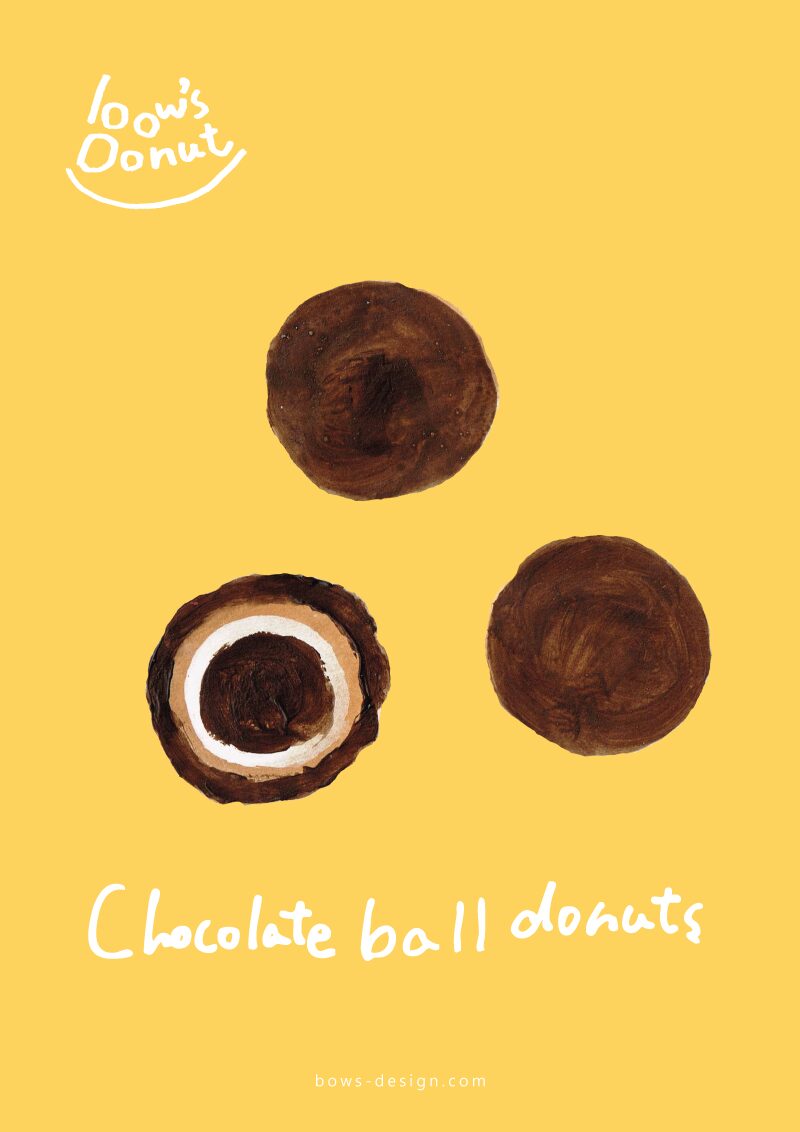 チョコボールドーナツ　イラスト