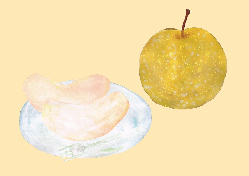 梨　イラスト