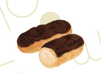 エクレア　イラスト