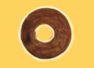 プリンドーナツ　イラスト