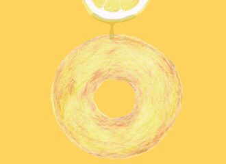 レモンドーナツ　イラスト