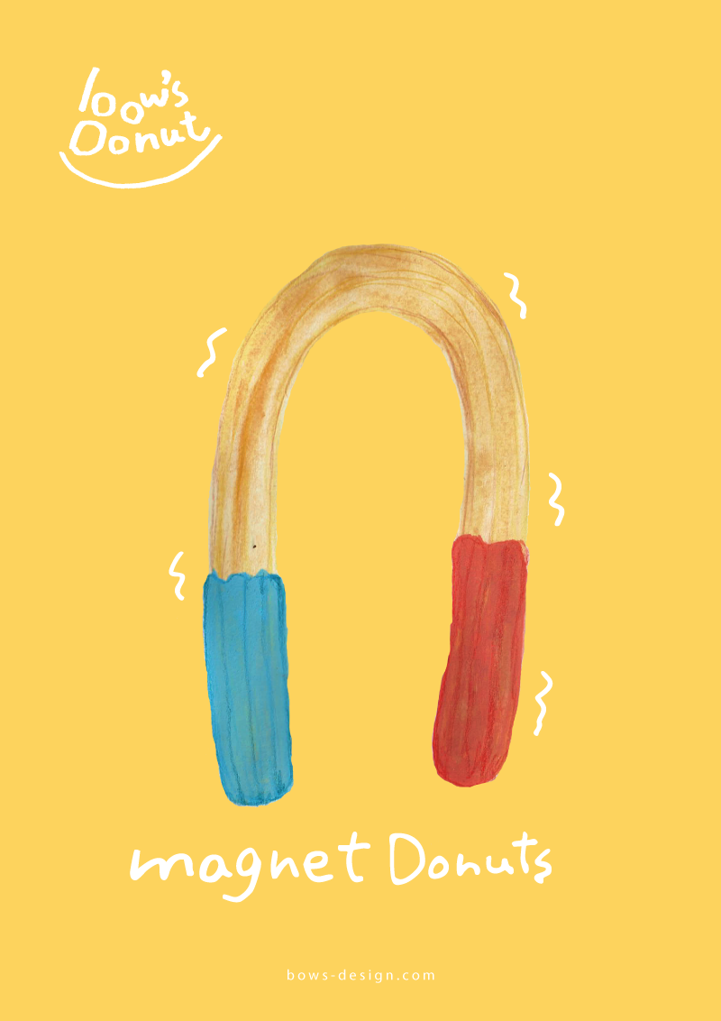 磁石ドーナツ　イラスト