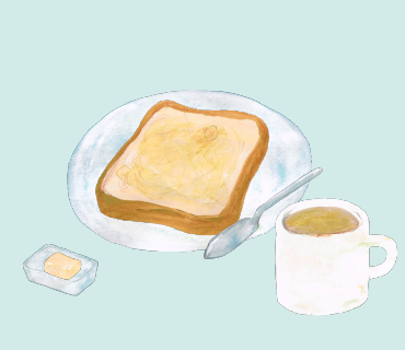 LINEスタンプ　トースト