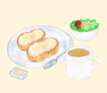 LINEスタンプ　フランスパン