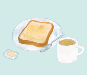 LINEスタンプ　バタートースト