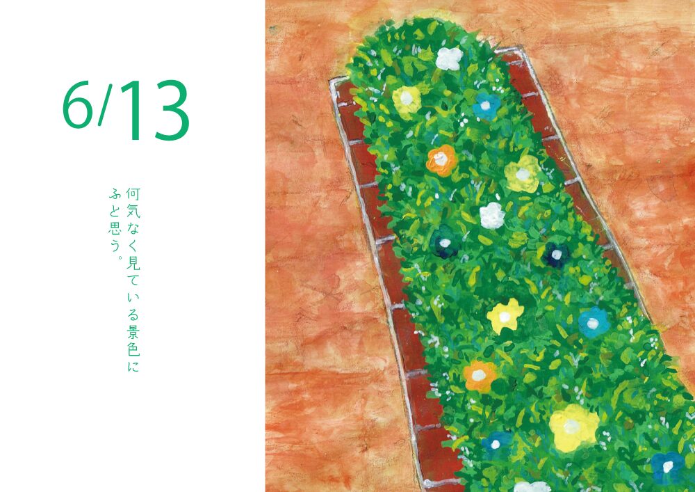 花壇　イラスト