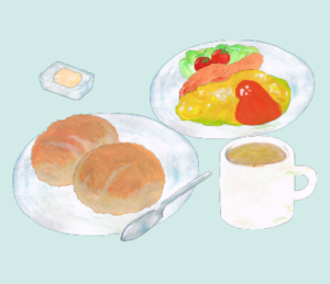 LINEスタンプ　バターロール