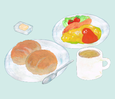 LINEスタンプ　バターロール