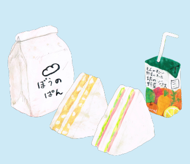 LINEスタンプ　サンドウィッチ