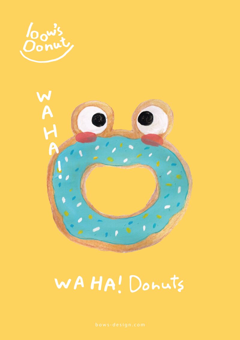 わは！ドーナツ　イラスト