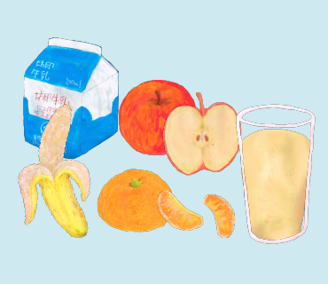 LINEスタンプ　ミックスジュース