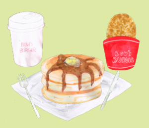 LINEスタンプ　パンケーキ