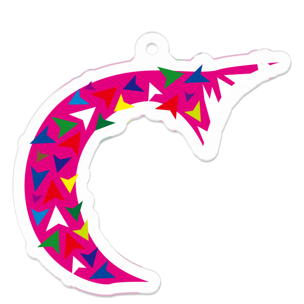 「無意識的執着吸盤」イラストアクリルキーホルダー