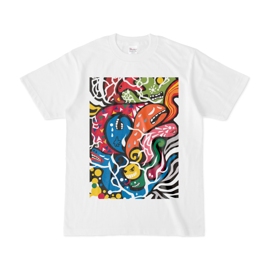 「混沌と混乱と共存」イラストTシャツ