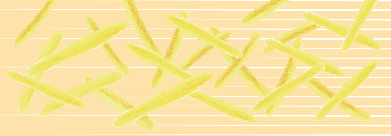 フライドポテトLL イラスト