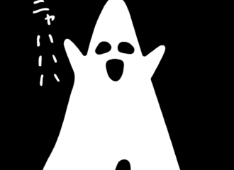 さんかくおばけ　イラスト