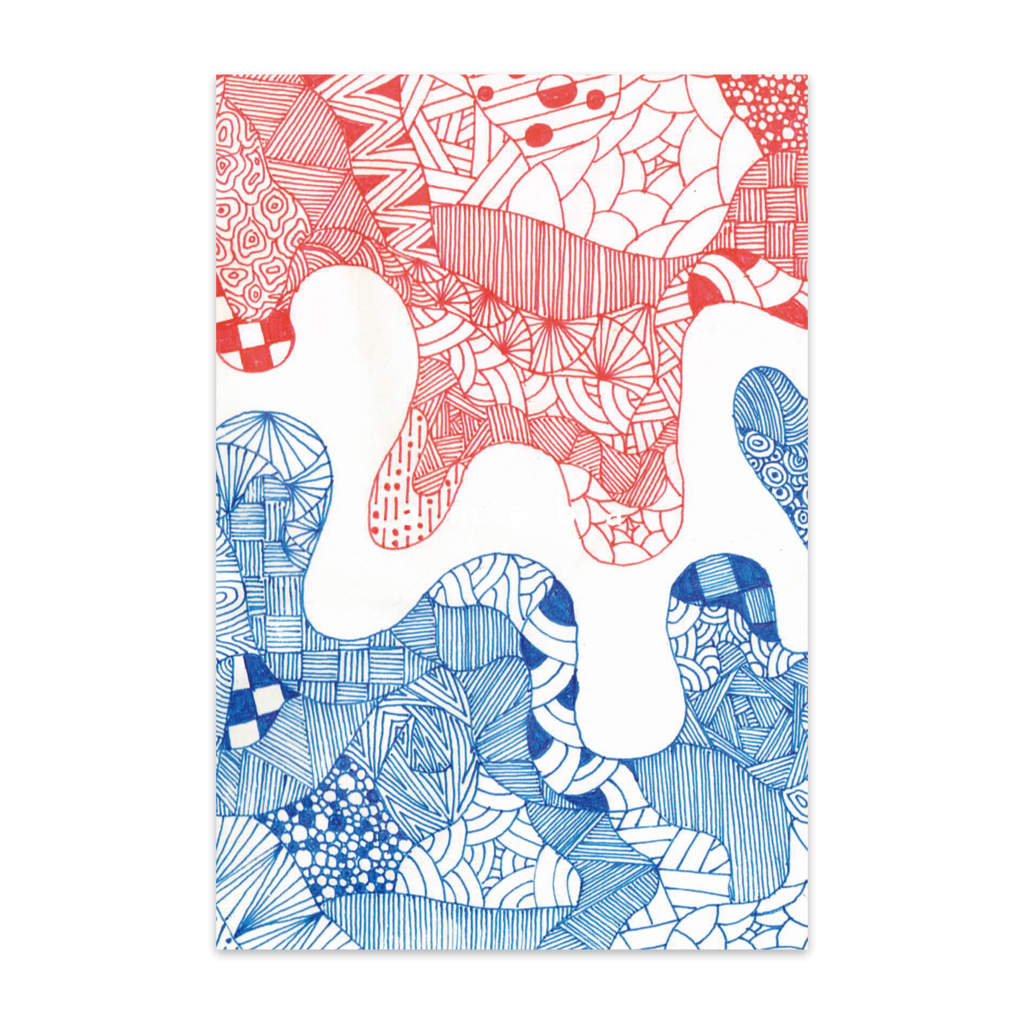 アメーバ境界 模様イラスト