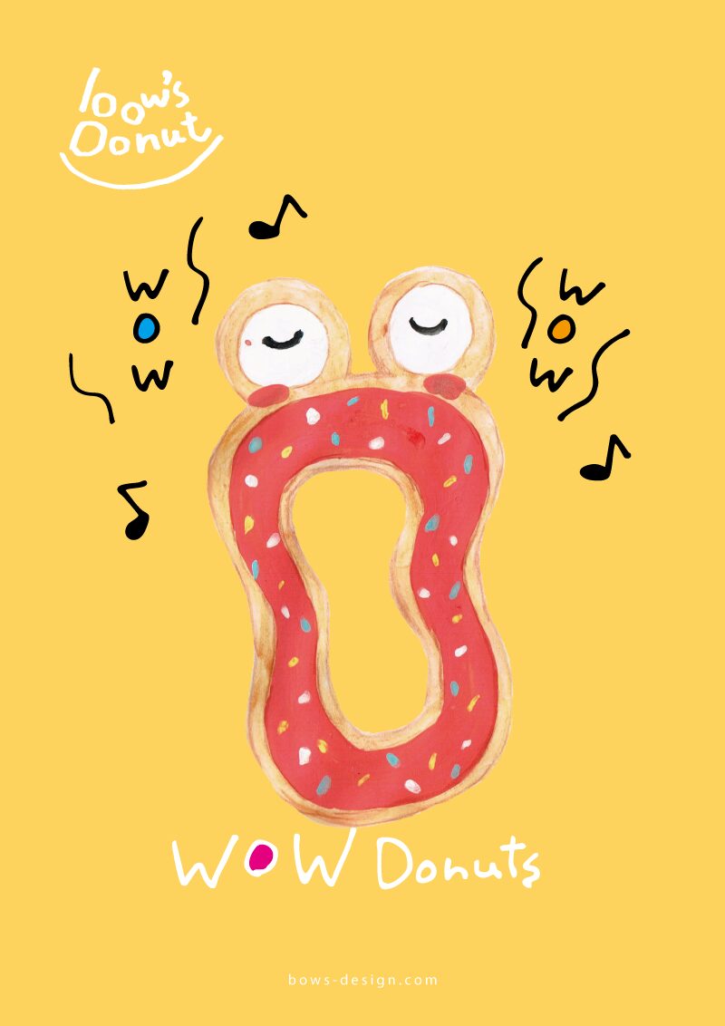 わうわうドーナツ　イラスト