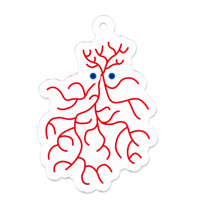 「MUDAI神経痛」イラストアクリルキーホルダー