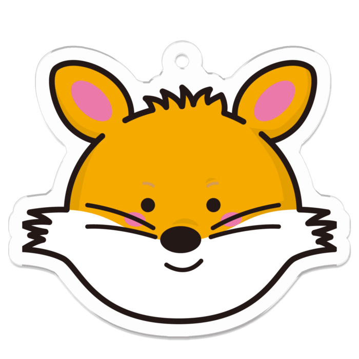 「ボウさん」イラストアクリルキーホルダー