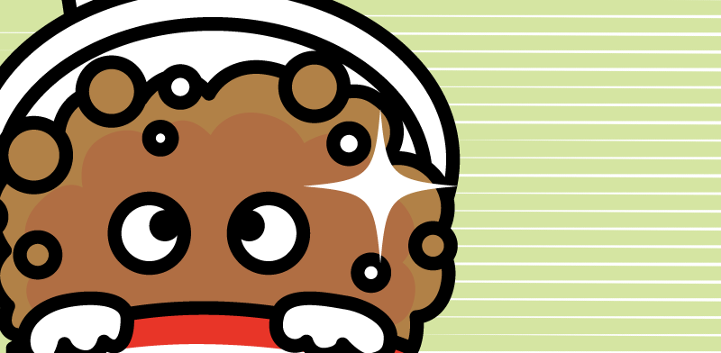 BOW'S BURGER　シュワちゃん　イラスト