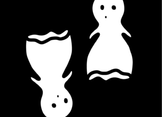 てるてるおばけ　イラスト