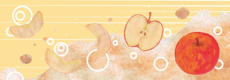 アップルジュース　イラスト