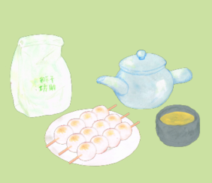 LINEスタンプ　団子